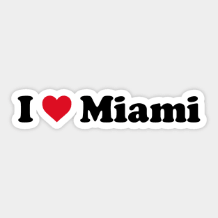 I Love Miami Sticker